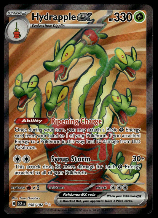Pokemon TCG Hydrapple ex #156/142 SV07: Stellar Crown