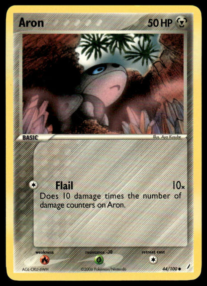Pokemon TCG Aron #44/100 Crystal Guardians