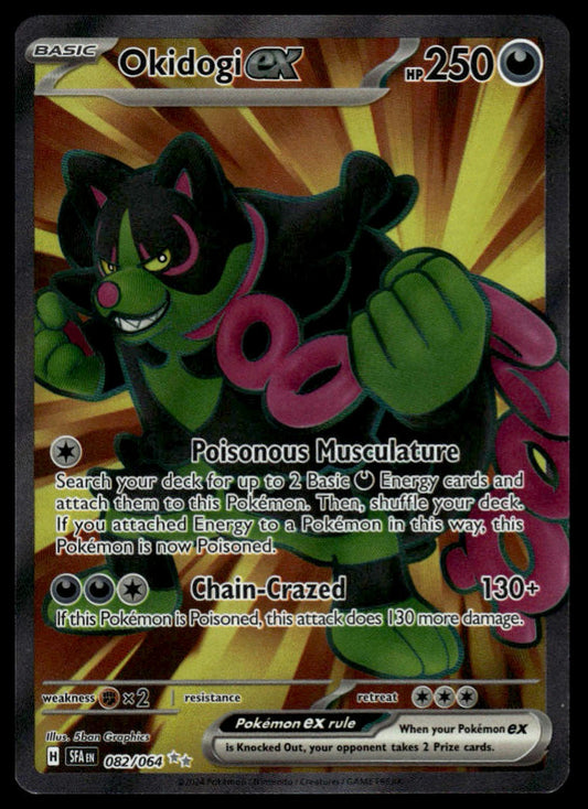Pokemon TCG Okidogi ex #082/064 SV: Shrouded Fable
