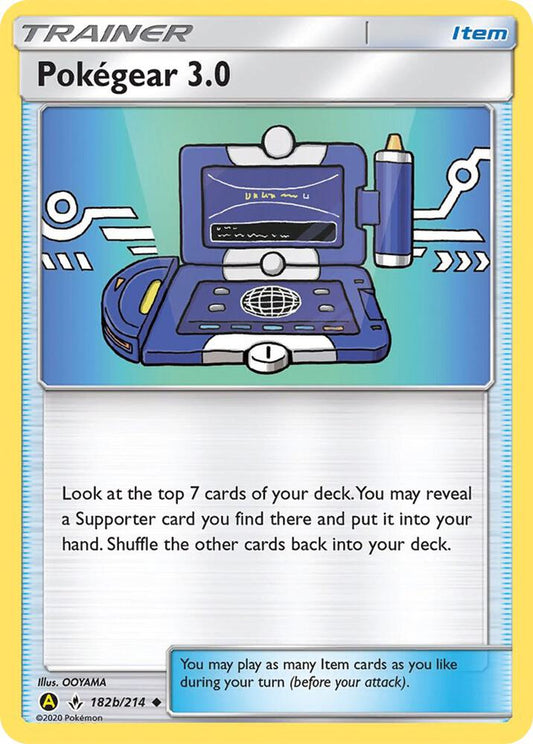 Pokemon Pokegear 3.0 182b/214 Yellow A Alternate Art