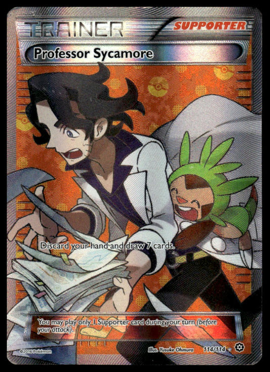 Pokemon TCG Professor Sycamore #114/114 XY - Steam Siege