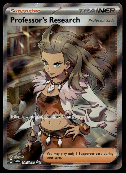 Pokemon TCG Professor's Research #240/198 SV01: Scarlet & Violet Base Set