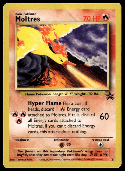 Pokemon TCG Moltres #21/53 WoTC Promo