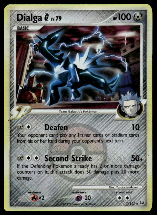 Pokemon TCG Dialga G #7/127 Platinum