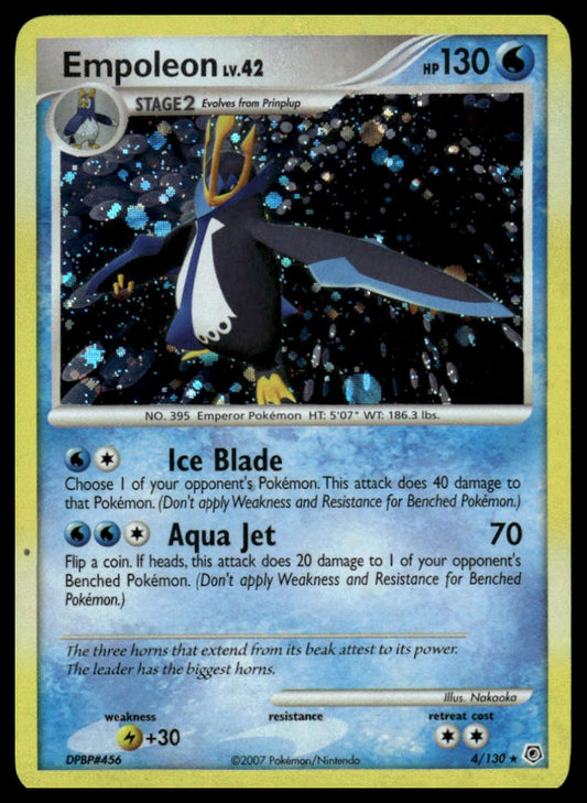 Pokemon TCG Empoleon #4/130 Diamond and Pearl