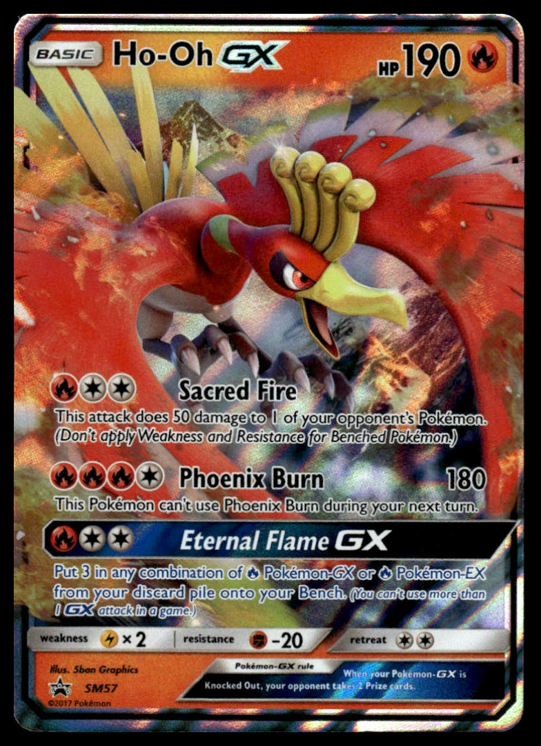 Pokemon TCG Ho-Oh GX #SM57 SM Promos