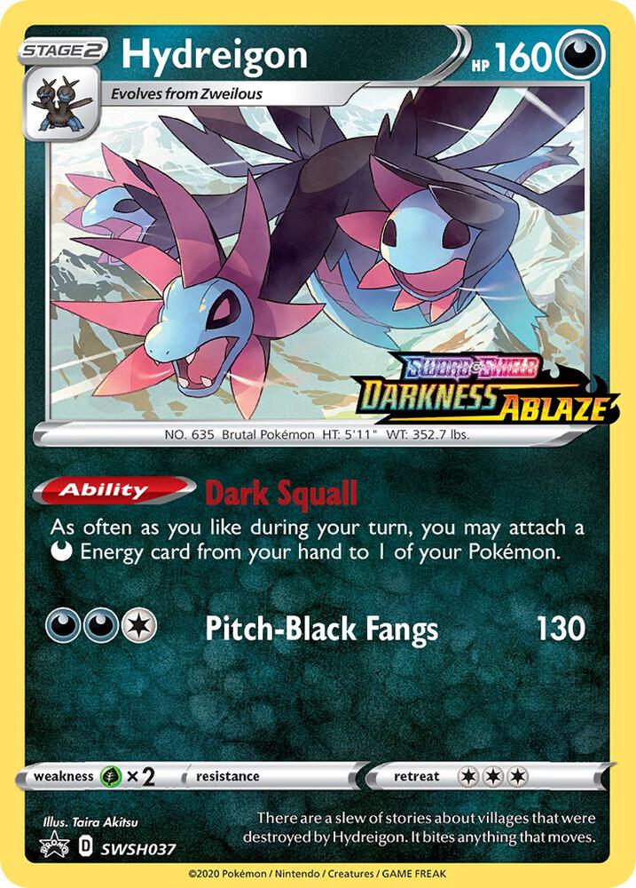 Pokemon Hydreigon SWSH037 SWSH Black Star Promos