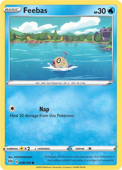 Pokemon Feebas 38/189 Darkness Ablaze
