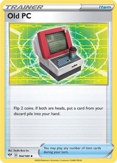 Pokemon Old PC 164/189 Darkness Ablaze