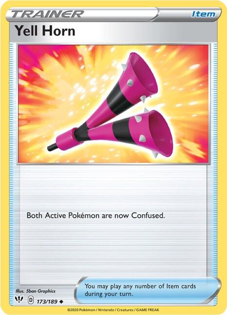 Pokemon Yell Horn 173/189 Darkness Ablaze
