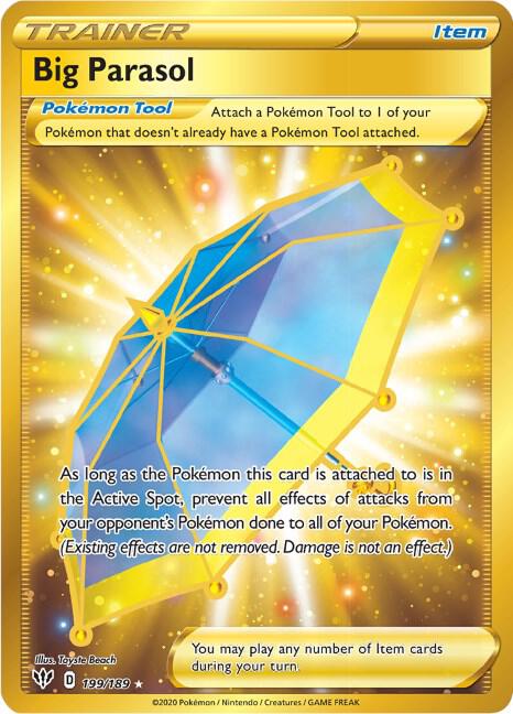 Pokemon Big Parasol 199/189 Darkness Ablaze