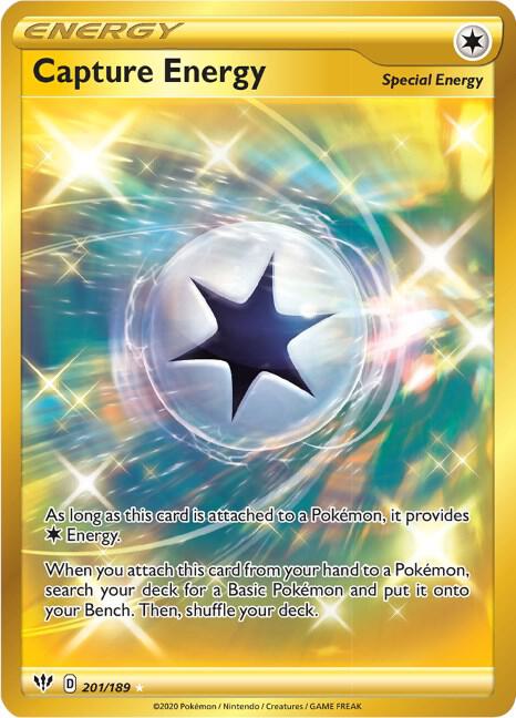 Pokemon Capture Energy 201/189 Darkness Ablaze