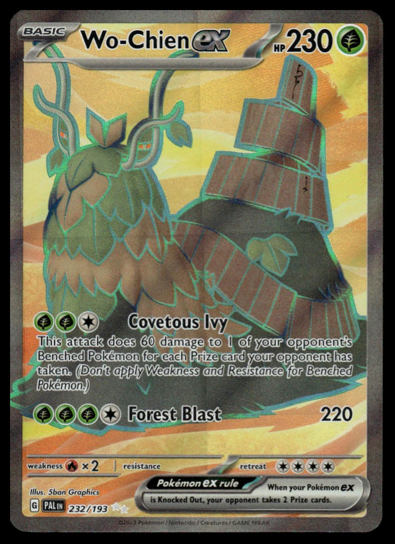 Pokemon TCG Wo-Chien ex #232/193 SV02: Paldea Evolved