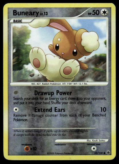 Pokemon TCG Buneary Reverse Holo #53/100 Majestic Dawn