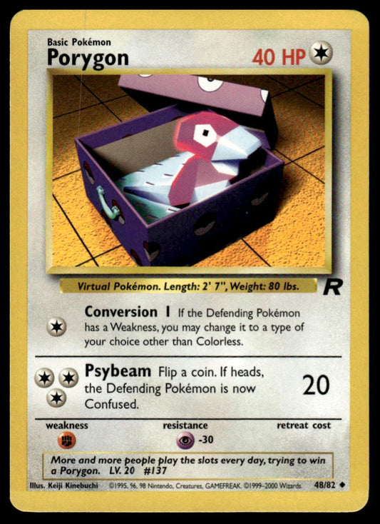 Pokemon TCG Porygon #48/82 Team Rocket