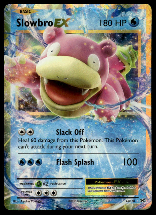 Pokemon TCG Slowbro EX #26/108 XY - Evolutions