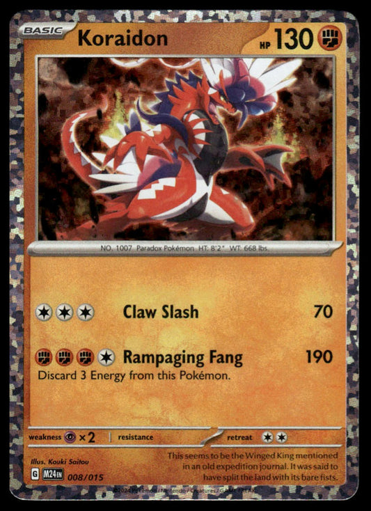 Pokemon TCG Koraidon #008/015 McDonald's Promos 2024