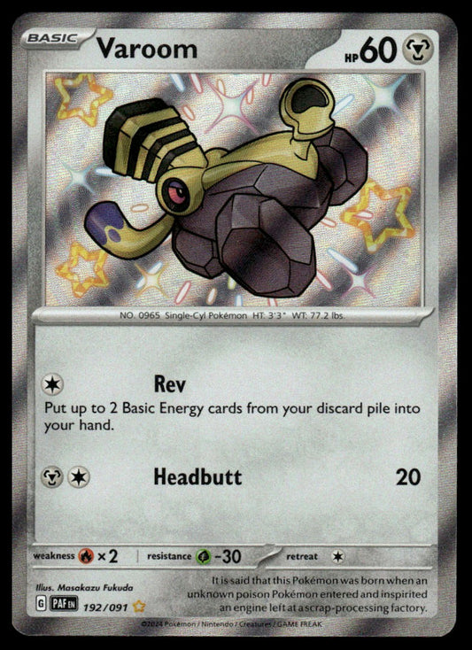 Pokemon TCG Varoom #192/091 SV: Paldean Fates