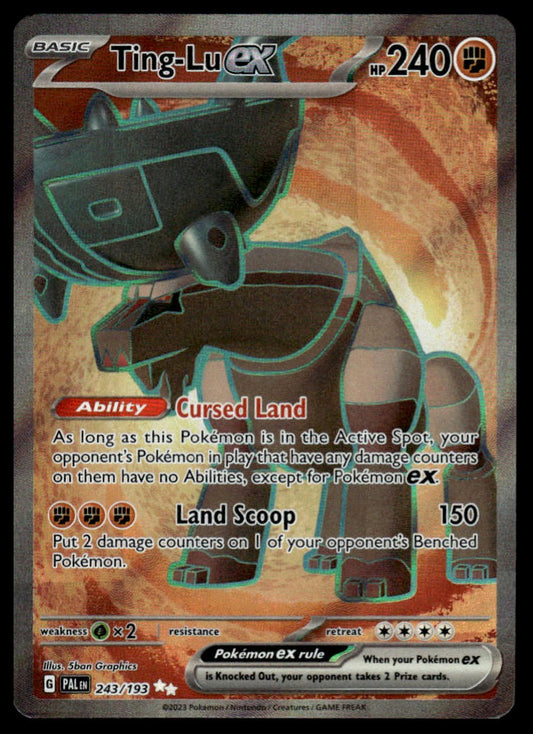 Pokemon TCG Ting-Lu ex #243/193 SV02: Paldea Evolved