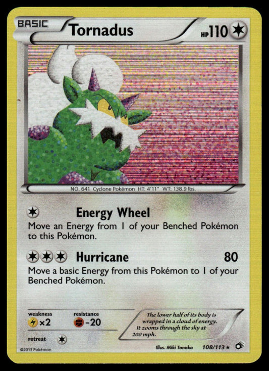 Pokemon TCG Tornadus #108/113 Legendary Treasures