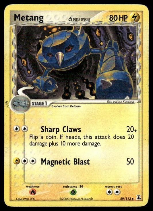 Pokemon TCG Metang (Delta Species) #49/113 Delta Species