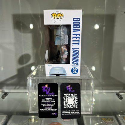 Funko Pop! Star Wars Blue Box - Boba Fett (Droids) #32 European Exclusive Germany Star Wars Celebration 2013