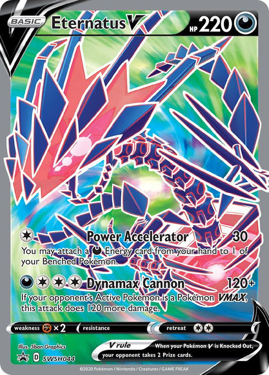 Pokemon Eternatus V SWSH044 SWSH Black Star Promos