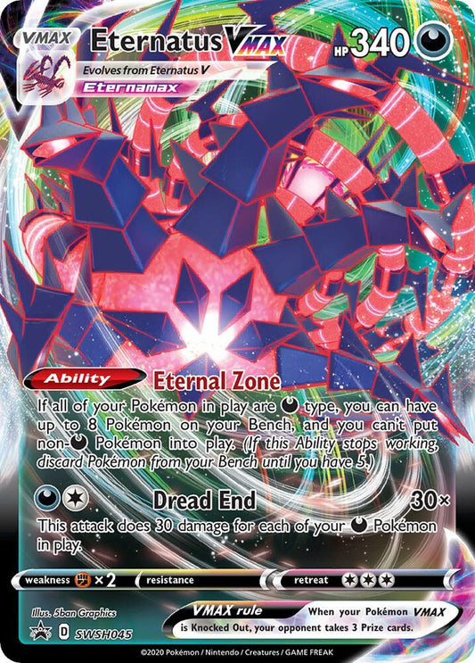 Pokemon Eternatus VMAX SWSH045 SWSH Black Star Promos