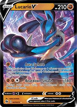 Pokemon Lucario V 27/73 Champion's Path