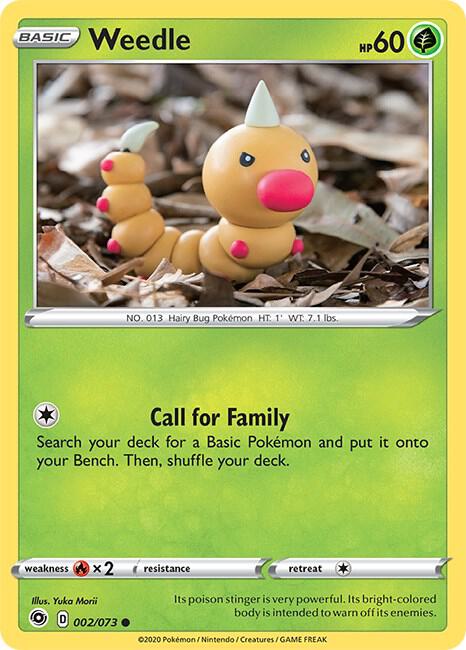Pokemon Weedle 2/73 Champion's Path