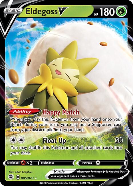 Pokemon Eldegoss V 5/73 Champion's Path