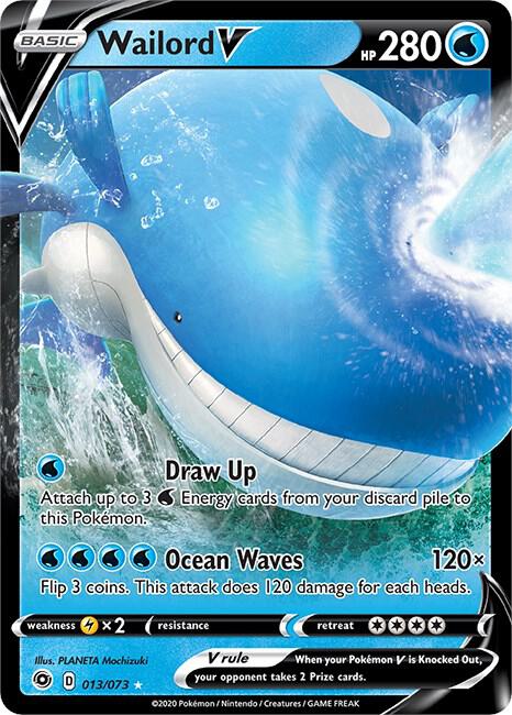 Pokemon Wailord V 13/73 Champion's Path