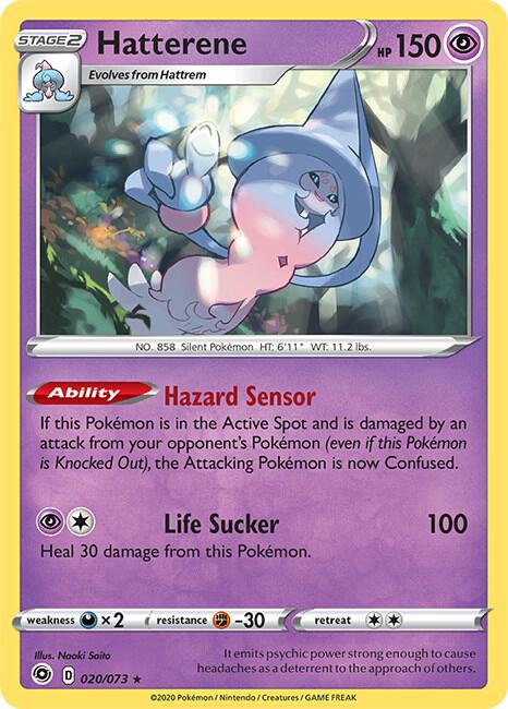 Pokemon Hatterene 20/73 Champion's Path