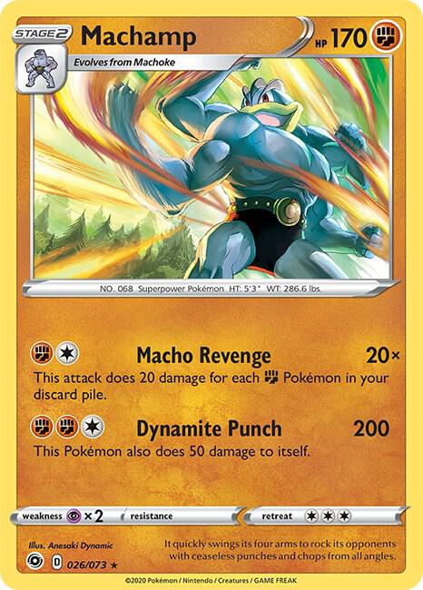 Pokemon Machamp 26/73 Champion's Path