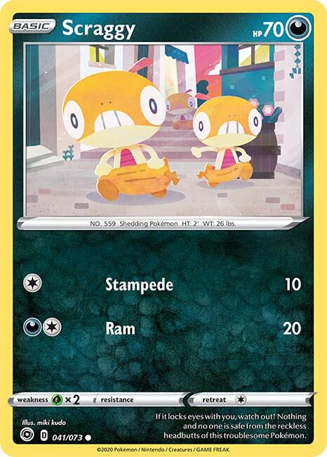 Pokemon Scraggy 41/73 Champion's Path