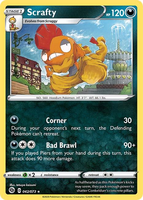 Pokemon Scrafty 42/73 Champion's Path