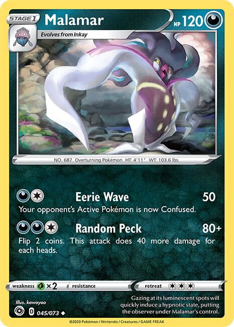 Pokemon Malamar 45/73 Champion's Path