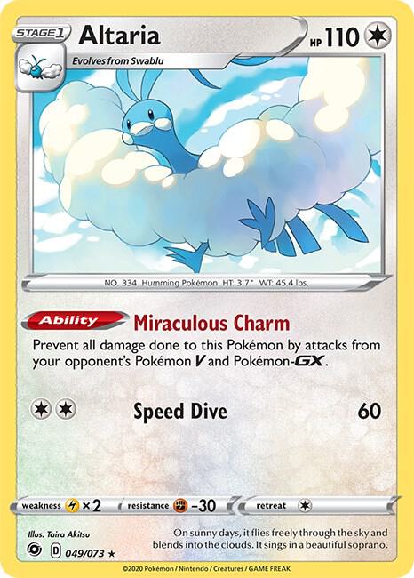 Pokemon Altaria 49/73 Champion's Path