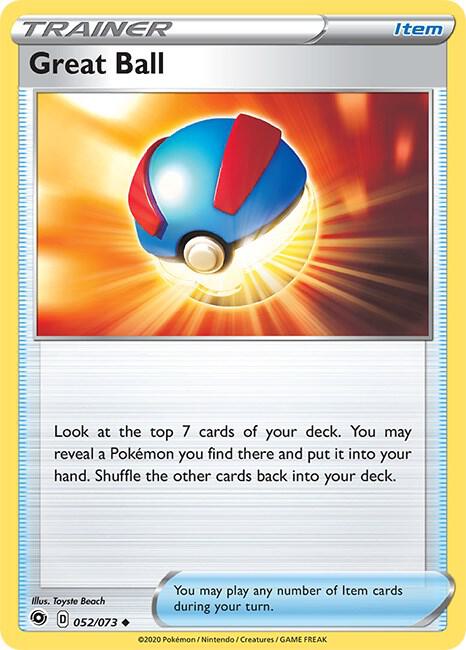 Pokemon Great Ball 52/73 Champion's Path
