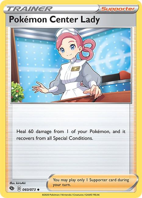 Pokemon Pokémon Center Lady 60/73 Champion's Path