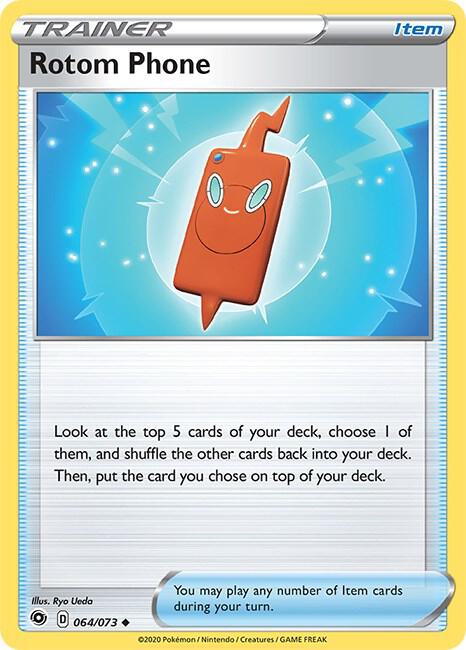 Pokemon Rotom Phone 64/73 Champion's Path