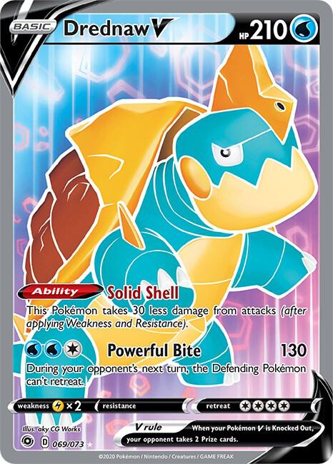 Pokemon Drednaw V 69/73 Champion's Path