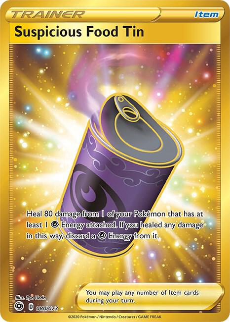Pokemon Suspicious Food Tin 80/73 Champion's Path