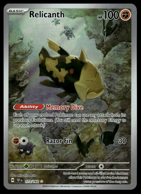 Pokemon TCG Relicanth #173/162 SV05: Temporal Forces