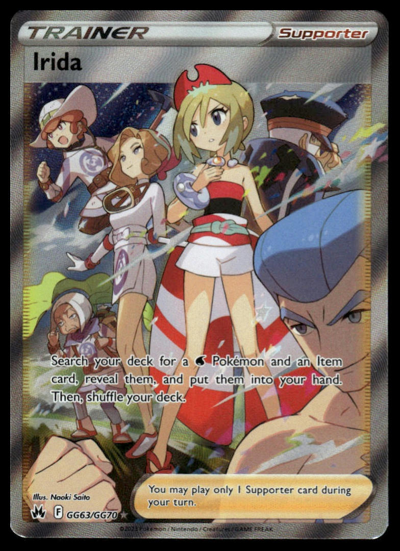 Pokemon TCG Irida #GG63/GG70 Crown Zenith: Galarian Gallery