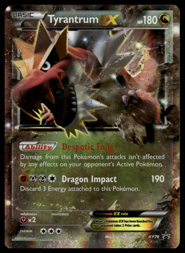 Pokemon TCG Tyrantrum EX #XY70 XY Promos