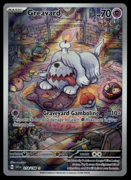 Pokemon TCG Greavard #214/198 SV01: Scarlet & Violet Base Set