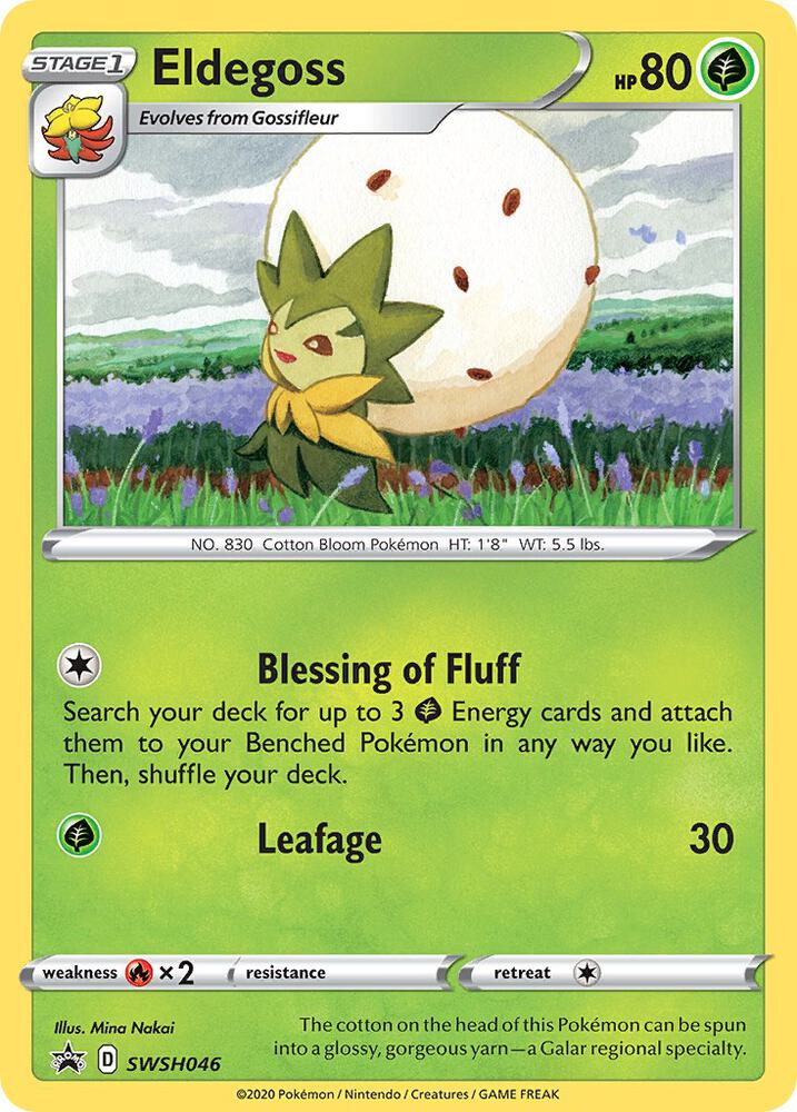Pokemon Eldegoss SWSH046 SWSH Black Star Promos