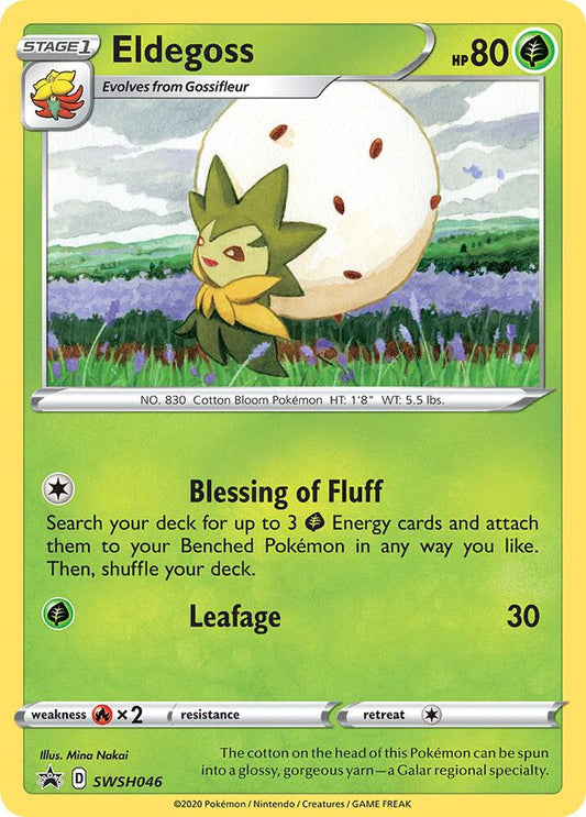 Pokemon Eldegoss SWSH046 SWSH Black Star Promos