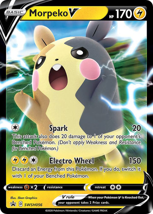 Pokemon Morpeko V SWSH056 SWSH Black Star Promos